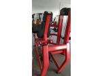 Seated Leg Press with 120 KGS Steel Weight Stack Red/Black