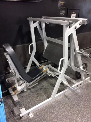 Hammer strength 3ks Legpress, pulldown, bench incline